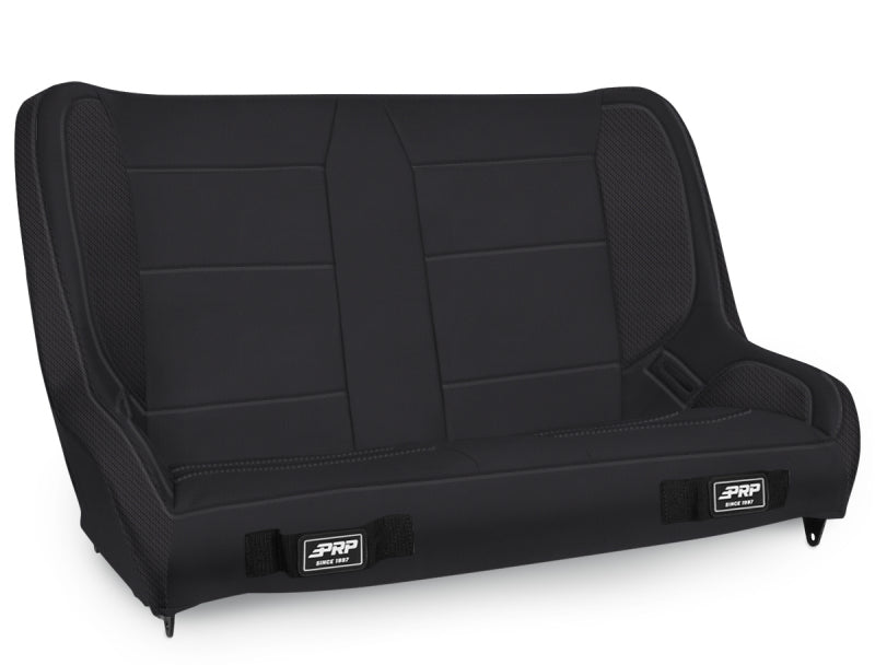 PRP Jeep CJ-7/Wrangler YJ Elite Series Rear Bench- Black Vinyl - A9236-36-201
