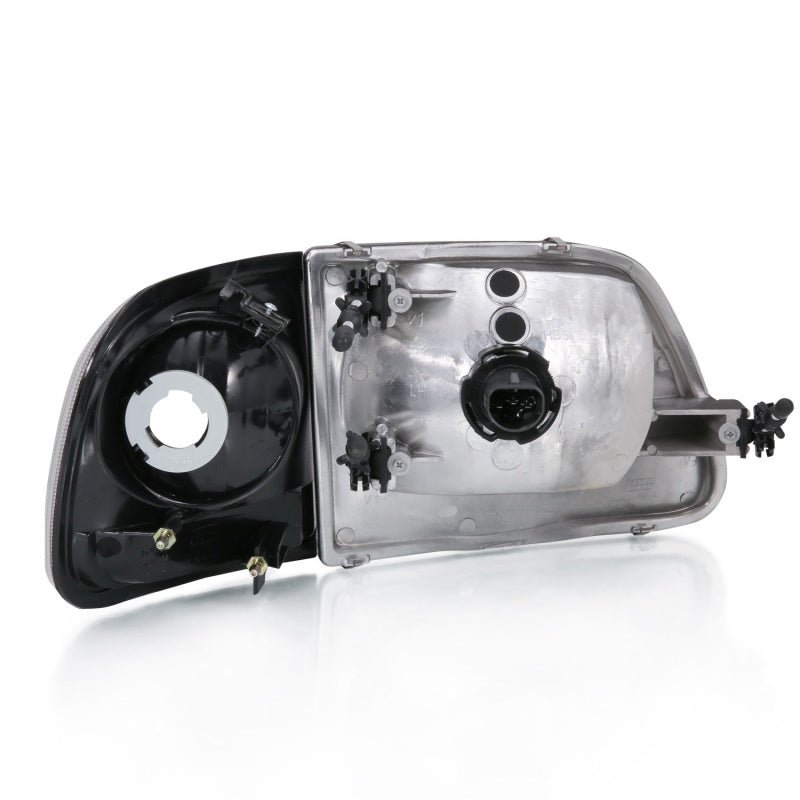 ANZO 1997-2003 Ford F-150 Crystal Headlight G2 Clear With Parking - 111438-C-Dub Tech