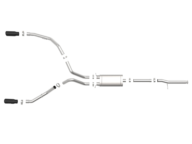 aFe Apollo GT Series 3 IN 409 SS Cat-Back Exhaust - 49-44111-B-C-Dub Tech