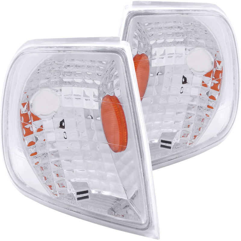 ANZO Corner Lights 1997-2003 Ford F-150 Euro Corner Lights Chrome - 521012-C-Dub Tech