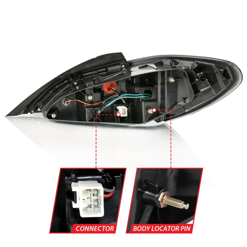 ANZO 10-13 Hyundai Genesis 2DR LED Taillights Smoke - 321347-C-Dub Tech