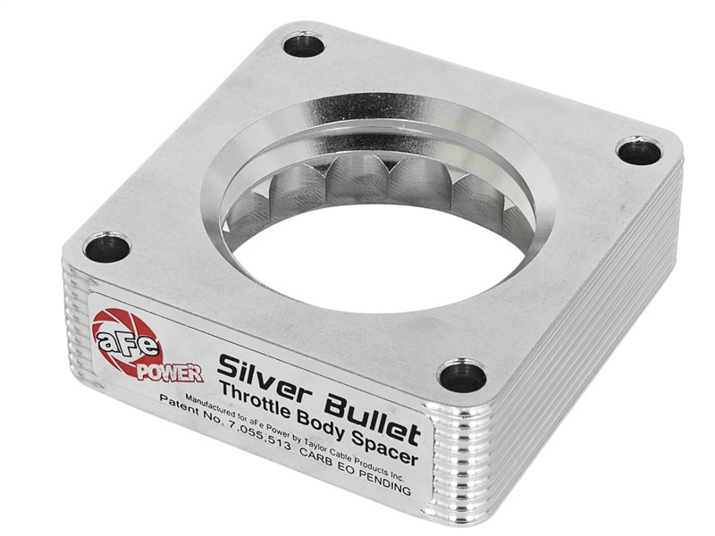 aFe Silver Bullet Throttle Body Spacer 03-06 Nissan 350Z V6 - 46-36008-C-Dub Tech