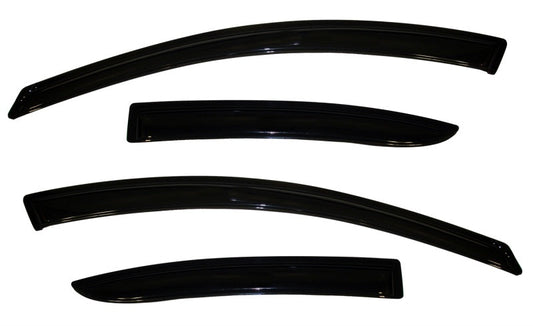 AVS 10-13 Mazda 3 Ventvisor Outside Mount Window Deflectors 4pc - 94257-C-Dub Tech