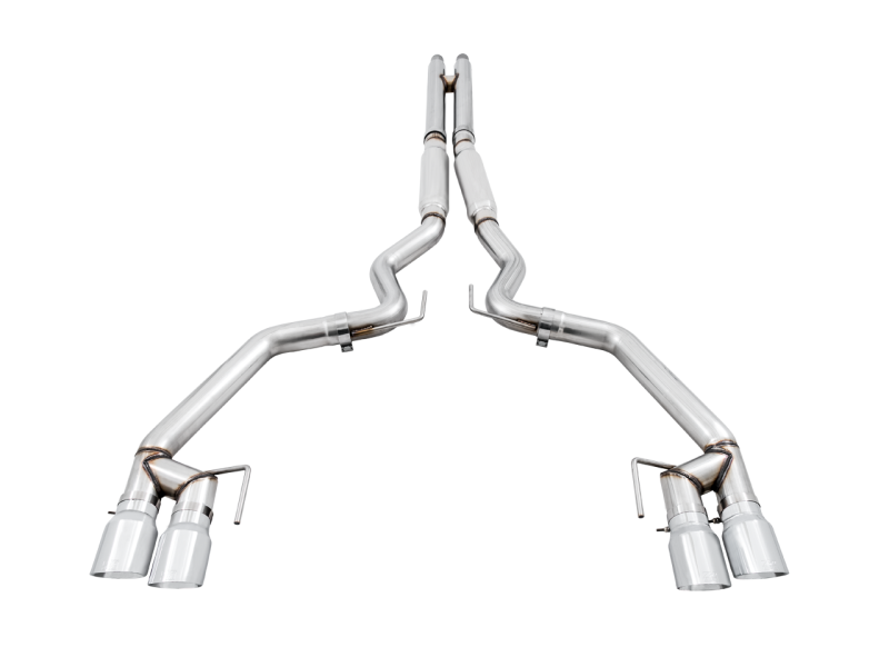 AWE Tuning 2018+ Ford Mustang GT (S550) Cat-back Exhaust - - 3020-42064-C-Dub Tech