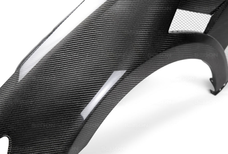 Seibon 14-15 Lexus IS250/350 10mm Wider Carbon Fiber Fenders - FF14LXIS-W