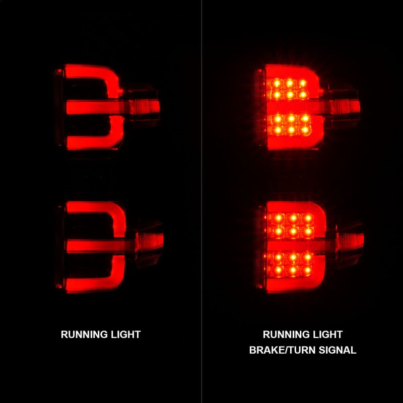 ANZO 15-19 Chevy Silverado 2500HD/3500HD (Halgn Only) LED Tail Lights - 311425-C-Dub Tech
