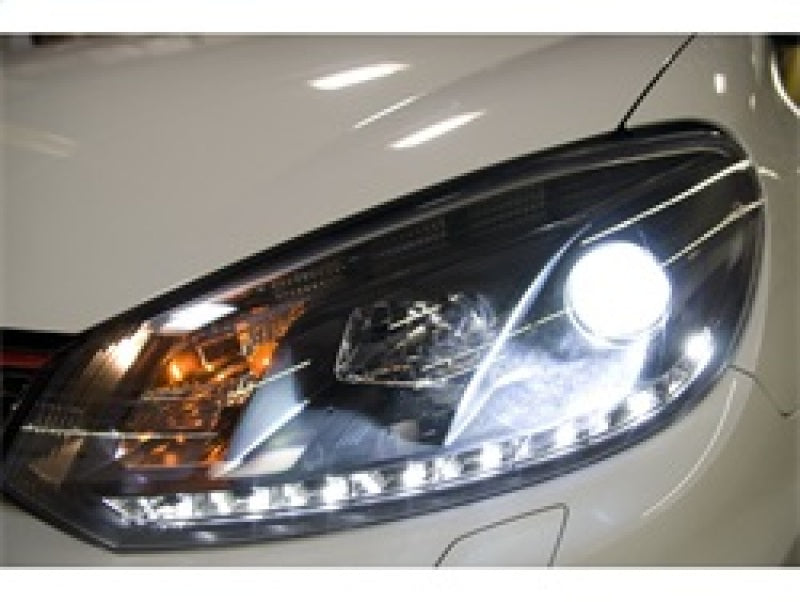 Spyder Volkswagen Golf/GTI 10-13 Projector Headlights Halogen Model- DRL Blk - 5012111