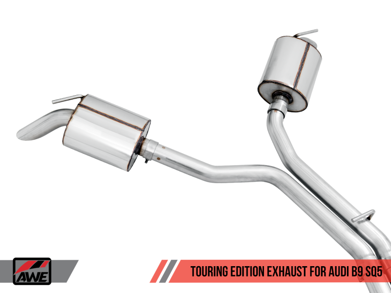 AWE Tuning Audi B9 SQ5 Non-Resonated Touring Edition Cat-Back Exhaust - 3020-31022-C-Dub Tech