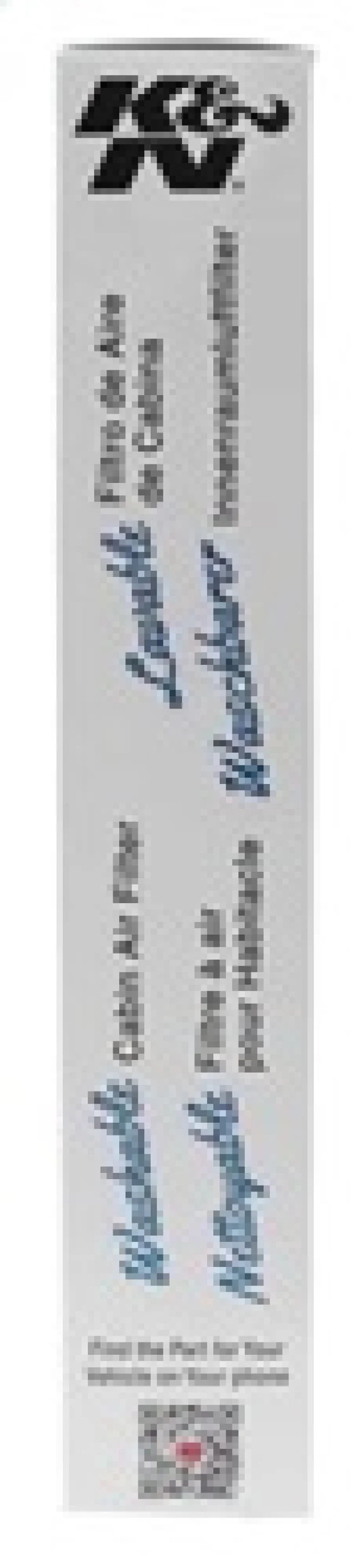 K&N 14-18 Maserati Ghibli 3.0L / 14-18 Maserati Quattroporte 3.0l/3.8L - VF2067