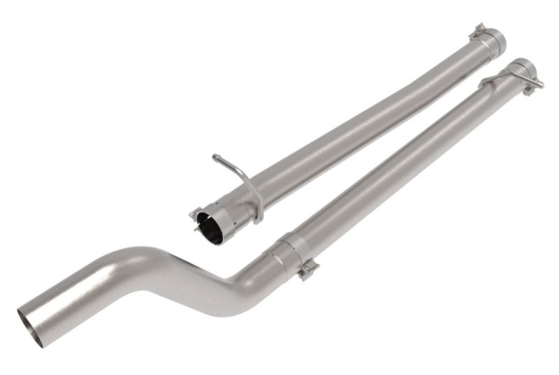 aFe Vulcan Series 3in 304 Stainless Steel Muffler Delete Pipe - 49C32085NM-C-Dub Tech