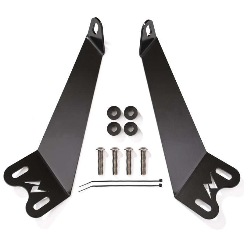 ANZO 2007-2015 Jeep Wrangler 12in inch LED Bar Hood Mounting - 851049-C-Dub Tech