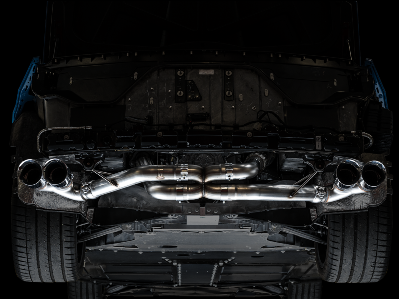 AWE Tuning 2020 Chevrolet Corvette (C8) Track Edition Exhaust - - 3020-42080-C-Dub Tech