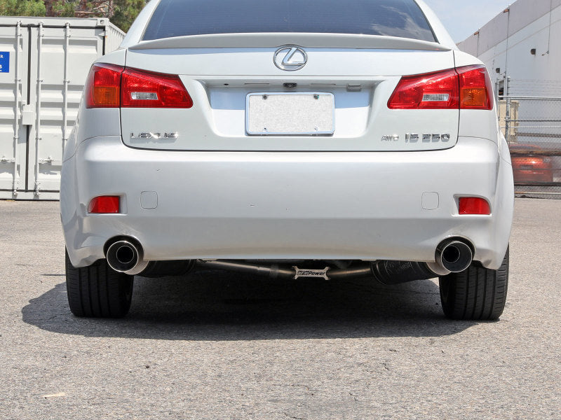 aFe POWER Takeda 06-13 Lexus IS250/IS350 SS Axle-Back Exhaust w/ - 49-36055-P-C-Dub Tech