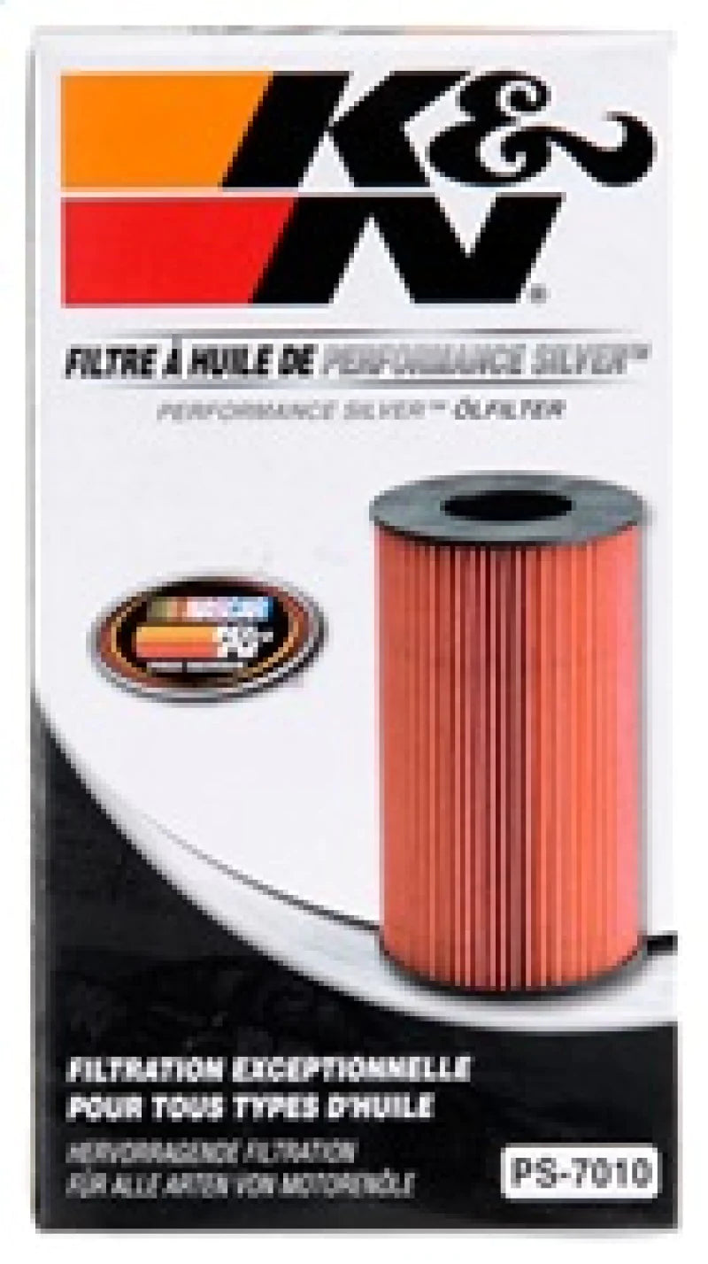 K&N Oil Filter for Audi A3/A4/A6/TT / Volkswagen Golf/Jetta/Passat/Bettle/EOS/GTI/Rabbit - PS-7010
