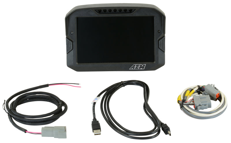 AEM CD-7 Non Logging Race Dash Carbon Fiber Digital Display - 30-5700-C-Dub Tech