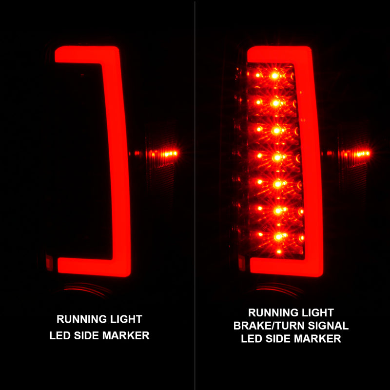 ANZO 2004-2012 Chevrolet Colorado/ GMC Canyon LED Tail Lights w/ - 311382-C-Dub Tech