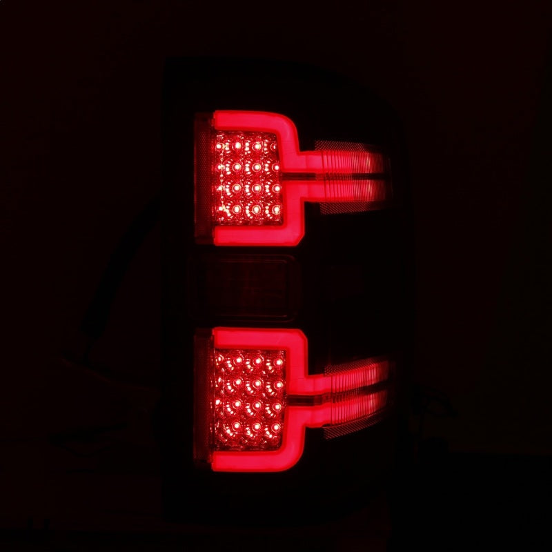 ANZO 2014-2018 Chevy Silverado 1500 LED Taillights Black - 311289-C-Dub Tech