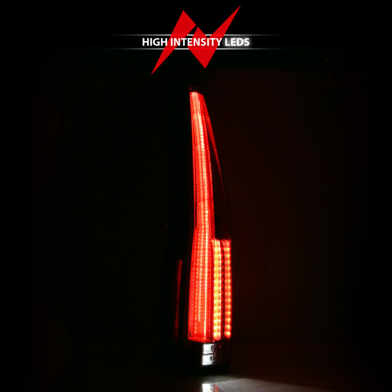ANZO 2007-2014 Chevrolet TahOE Led Taillights Red/Clear - 311297-C-Dub Tech