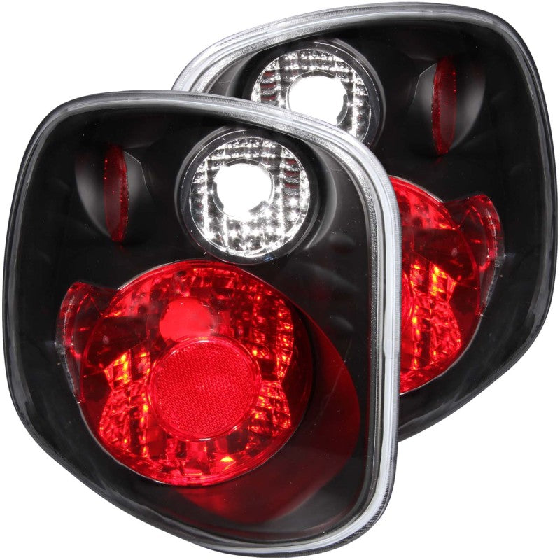 ANZO 2001-2003 Ford F-150 Taillights Black - 211143-C-Dub Tech