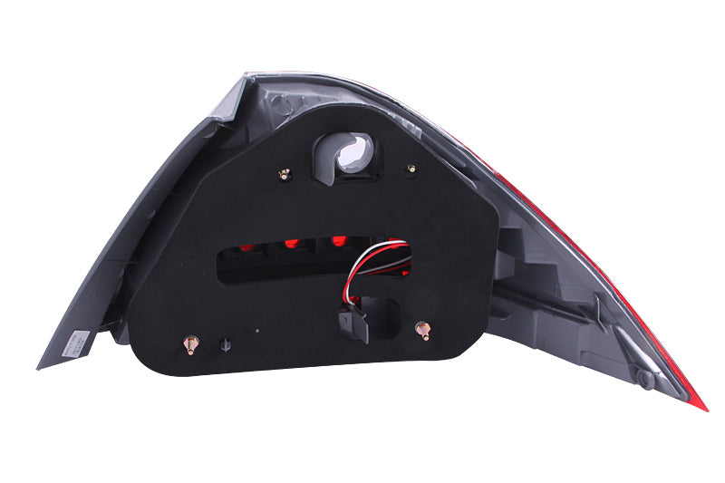 ANZO 2006-2007 Honda Accord Taillights Red/Clear - 221143-C-Dub Tech