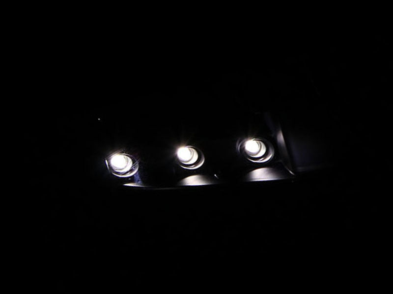 ANZO 2007-2014 Chevy TahOE Crystal Headlight Chrome Amber(OE) - 111475-C-Dub Tech