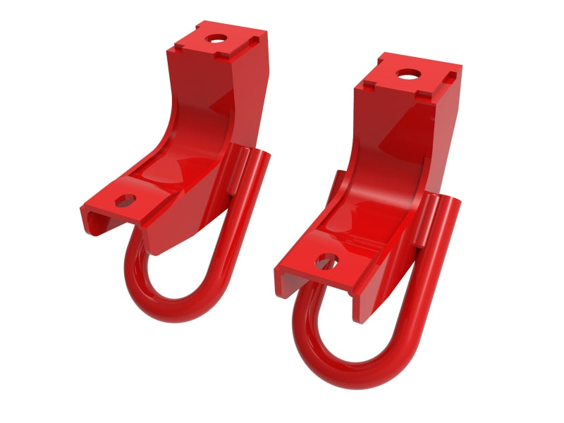 aFe Control Front Tow Hook Red 2022 Toyota Tundra 3.5L - 450-72T001-R-C-Dub Tech