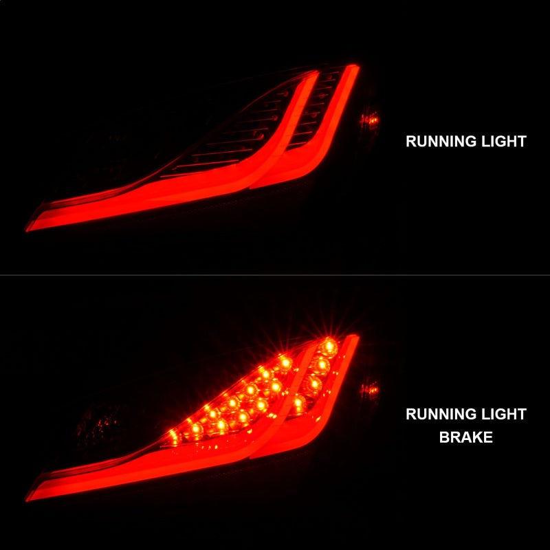 ANZO 10-13 Hyundai Genesis 2DR LED Taillights Smoke - 321347-C-Dub Tech