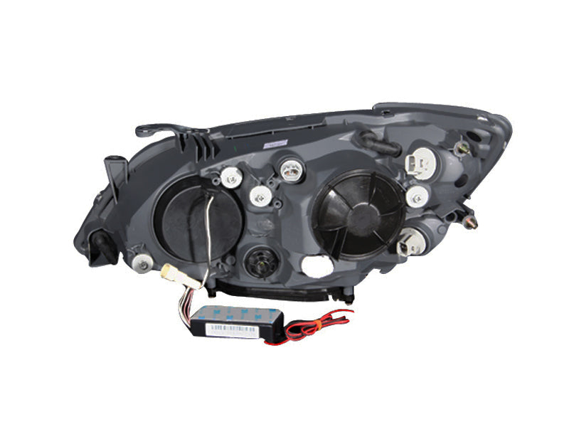 ANZO 2001-2005 Lexus Is300 Projector Headlights w/ Halo Black - 121199-C-Dub Tech