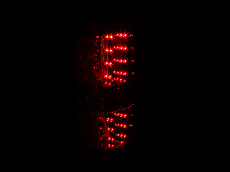 ANZO 2009-2014 Ford F-150 LED Taillights Red/Clear - 311139-C-Dub Tech