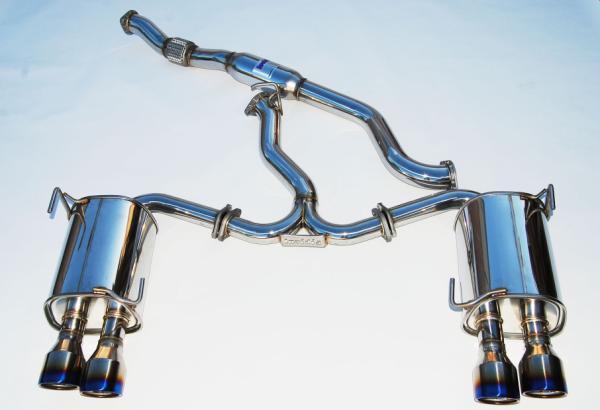 Invidia 11+ STI/WRX Sedan Only 76mm Q300 Titanium Tip Cat-back - HS11STIG3T