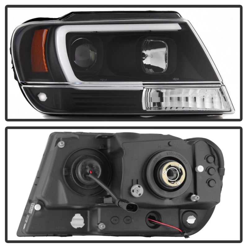 Spyder 99-04 Jeep Grand Cherokee Projector Headlights - Light Bar - 5085221