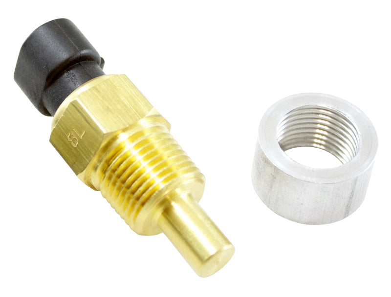 AEM Coolant Temperature Sensor Kit w/3/8 inch Female Weld-In Aluminum - 30-2011-C-Dub Tech