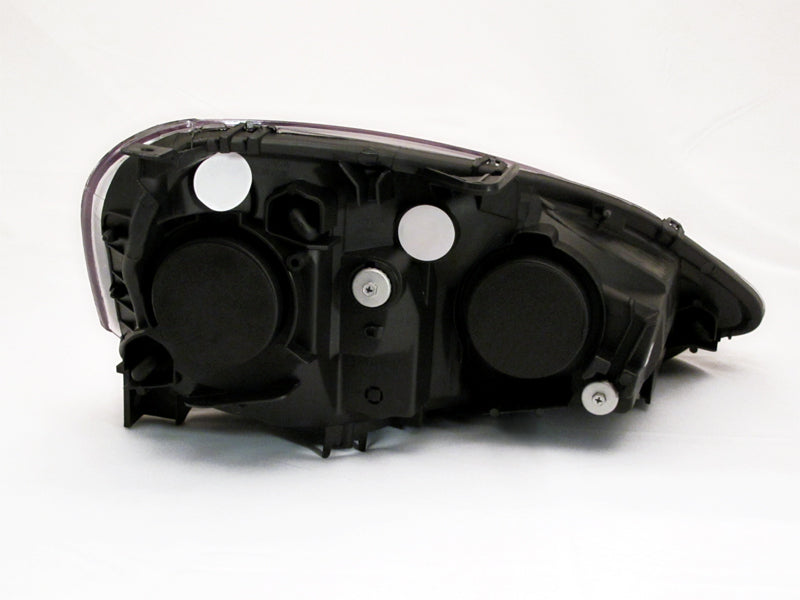 ANZO 2002-2004 Acura Rsx Crystal Headlights Black - 121209-C-Dub Tech