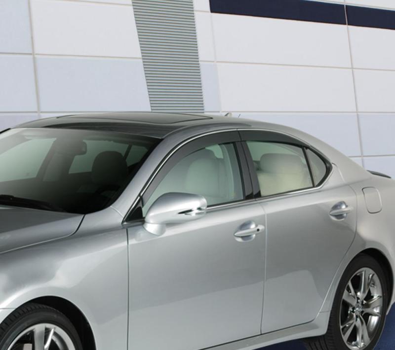 AVS 06-13 Lexus IS250 Ventvisor Low Profile Deflectors 4pc - - 794008-C-Dub Tech