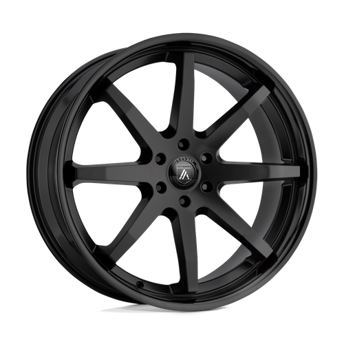 Asanti Abl 32 Kaiser Wheel, 22x9.5 +30 Offset 5x120, Satin Black Gloss Black Lip - ABL32-22952730-C-Dub Tech