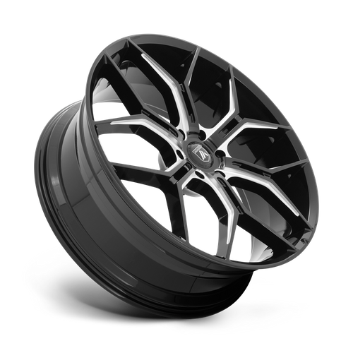 Asanti Abl 38 Monarch Truck Wheel, 26x10.0 +35 Offset 6x135, Gloss Black Milled - ABL38-26106335BK-C-Dub Tech