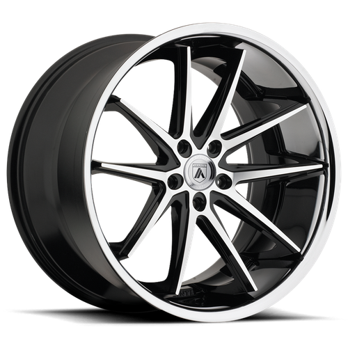 Asanti Abl 5 Altair Wheel, 22x10.5 +38 Offset 5x120, Machined Face Ss Lip - ABL5-22055238MS-C-Dub Tech