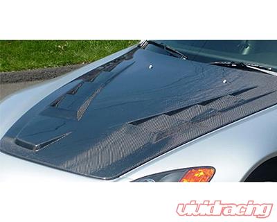 Advan Carbon M-Tech Design Carbon Fiber Hood Honda S2000 2000-2009-C-Dub Tech