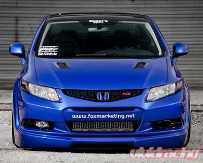 Advan Carbon M-Tech Design Carbon Fiber Hood Honda Civic Coupe 2012-2015-C-Dub Tech
