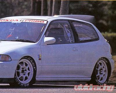 Advan Carbon BEE Yard Special Design Kevlar Rear Roof Spoiler Honda Civic Hatchback 1992-1995-C-Dub Tech