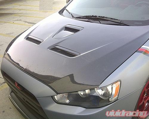 Advan Carbon Design Carbon Fiber Hood Mitsubishi EVO X 2008-2015 $1,799.00 Wholes-C-Dub Tech
