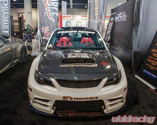 Advan Carbon STi CWT Design JDM Carbon Fiber Hood Subaru WRX 2008-2013-C-Dub Tech