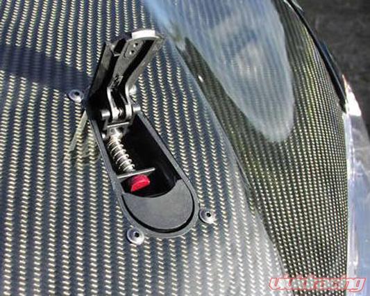 AeroCatch Black 125 Series Flush Below Hood Fastners No Security Lock-C-Dub Tech