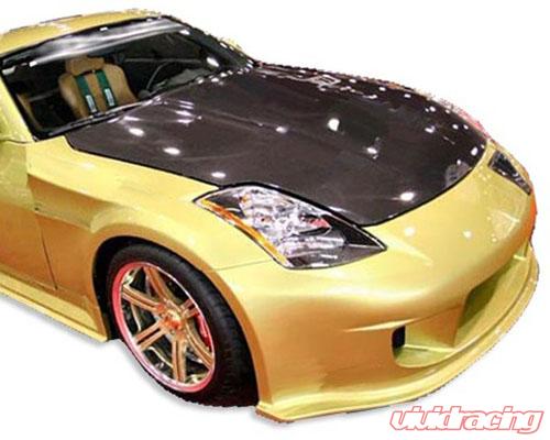Advan Carbon OEM Style Carbon Fiber Hood Nissan 350Z 2003-2006-C-Dub Tech