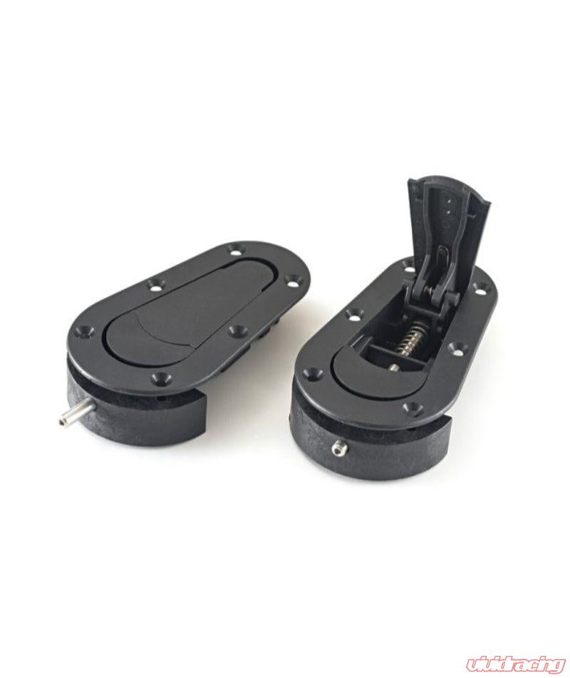 AeroCatch Black 225 Series Marine and Edge-Latching Applications Flush Fasteners No Security Lock-C-Dub Tech
