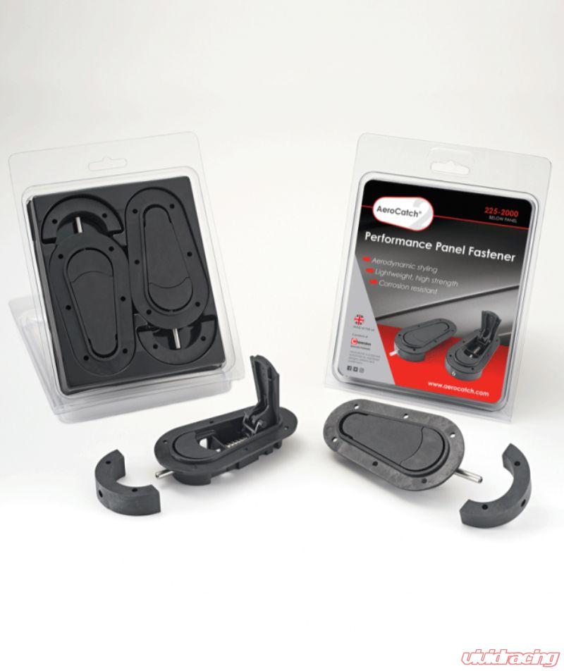 AeroCatch Black 225 Series Marine and Edge-Latching Applications Flush Fasteners No Security Lock-C-Dub Tech