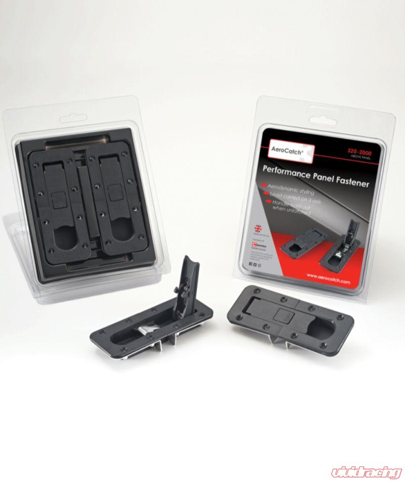 AeroCatch Black 320 Series Plus Flush Fasteners No Security Lock-C-Dub Tech