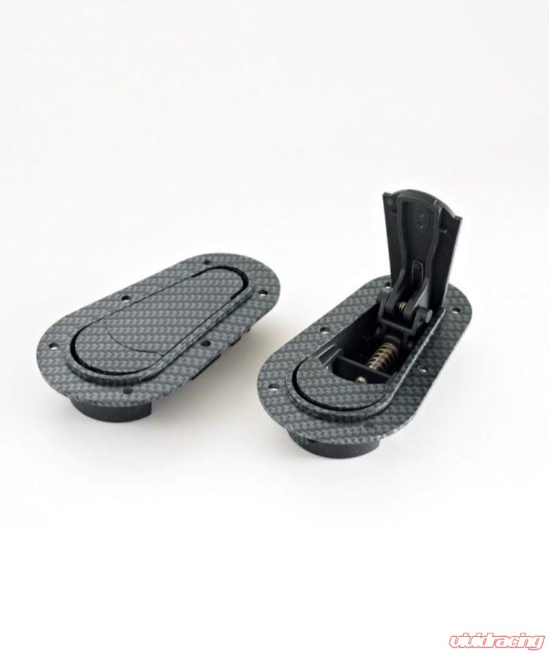 AeroCatch Carbon Fiber Style120 Series Plus Flush Above Panel Hood Fastners No Security Lock-C-Dub Tech