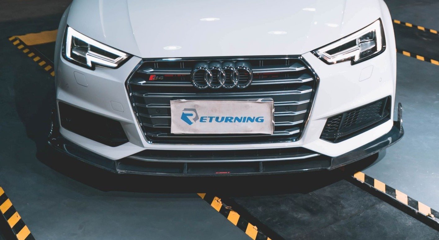 CMST Tuning Carbon Fiber Front Lip for Audi A4 S-Line / S4 B9 2017-2018 & A4 Base Model 2019