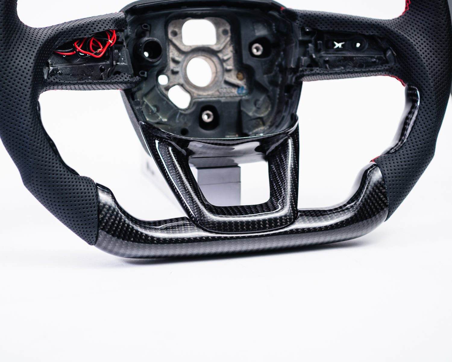 Audi SQ5 OEM Upgraded Customized Steering Wheel 2017-2020-C-Dub Tech